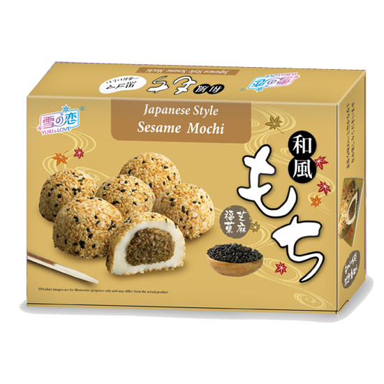 Bánh Mochi Nhân Mè Đen Japanese Style Sesame Mochi ( 210g )