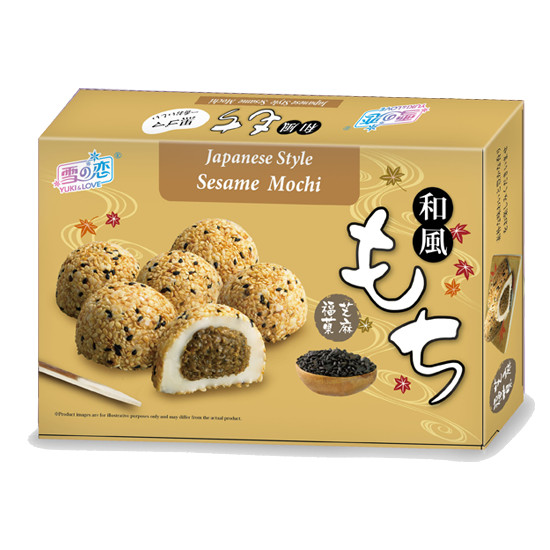 Bánh Mochi Nhân Mè Đen Japanese Style Sesame Mochi