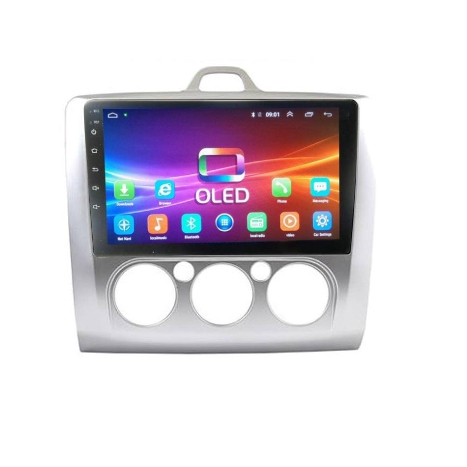 Mặt dưỡng kèm dây nguồn lắp màn hình android cho xe FORD FOCUS 2006-2012