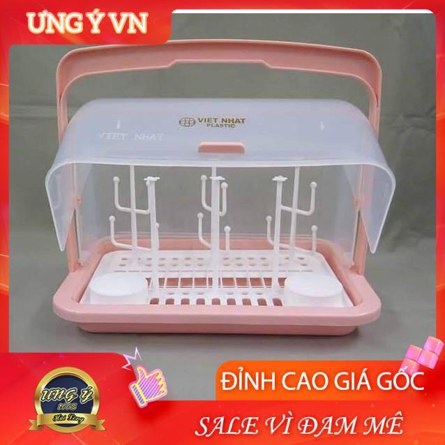 KHAY ÚP BÌNH SỮA VIỆT NHẬT CÓ NẮP ĐẬY