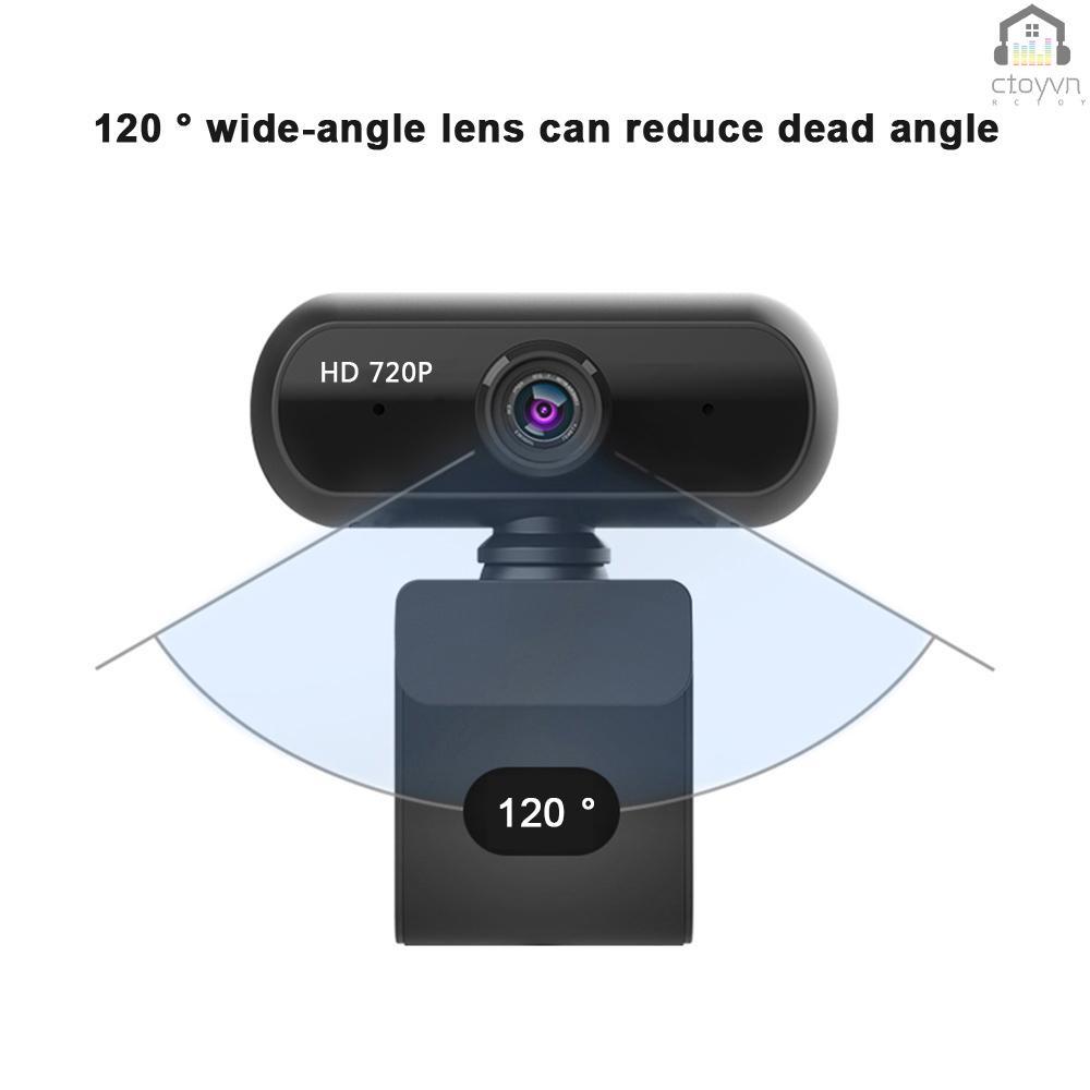 Webcam toàn diện HD 720P cổng USB 2.0 có micro cho laptop