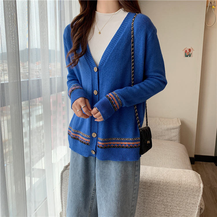 Áo khoác len cardigan nữ dáng ngắn, áo len nữ cổ V phong cách hàn quốc HB36