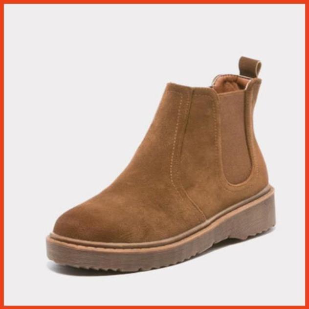 TLG Giày Chelsea Boot da lộn kiểu dáng thời trang 20470