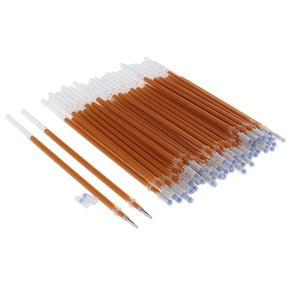 2x50 Pieces Gold Color Flash Gel Pen Refill Fluorescent Graffiti Painting