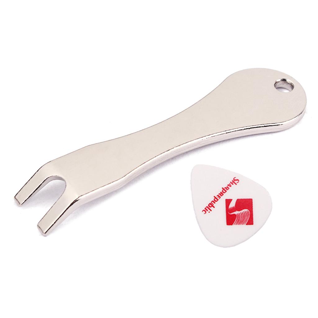 Sunnimix Bền Thép Bạc Điện Acoustic Bass Pin Kéo Đàn Guitar Dụng Cụ Phụ Kiện