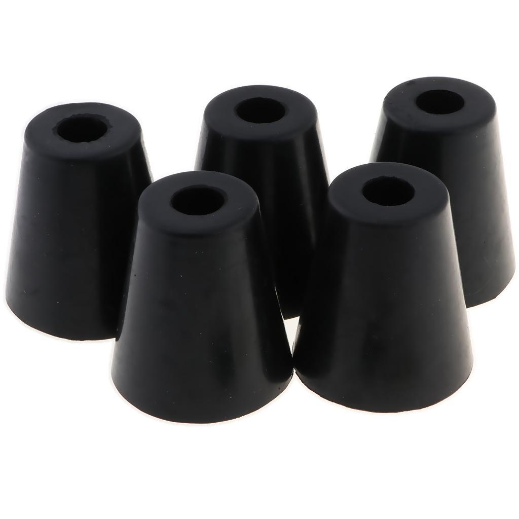 5 Pack Rubber Feet Bumpers Amplifier Speaker Cabinet Leg Foot Pads, 45x49mm