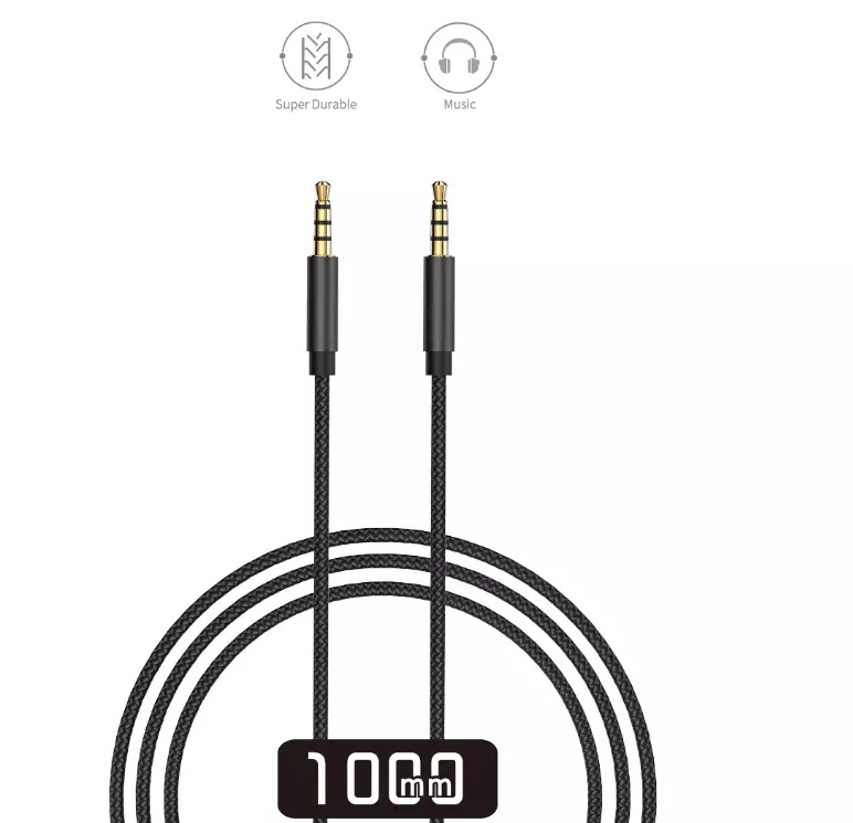 Dây cáp âm thanh Hifi AUX 3.5mm Audio hiệu Wiwu YP01 truyền tải âm thanh chất lượng cao đầu cáp mạ vàng, công nghệ chống đứt gãy - hàng nhập khẩu