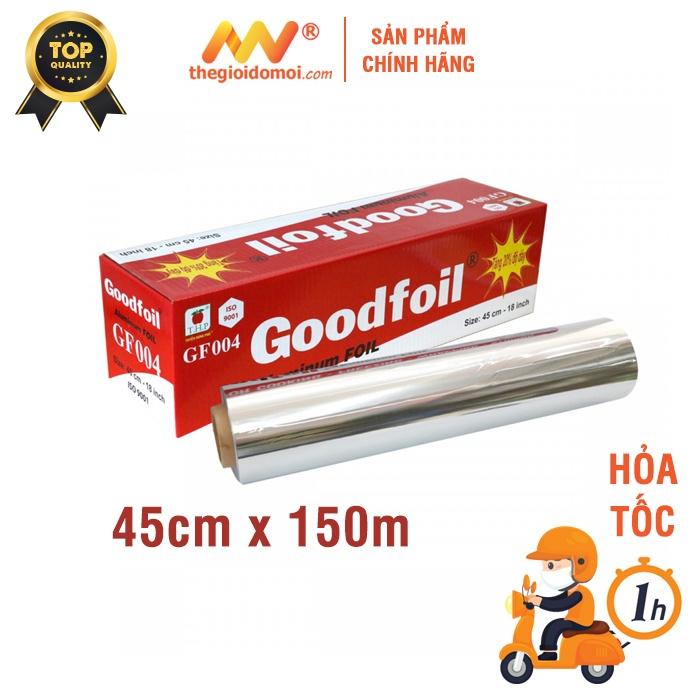 Giấy bạc nướng CUỘN LỚN Goodfoil GF004-3kg Kích thước 45cm x 150m dày chất lượng