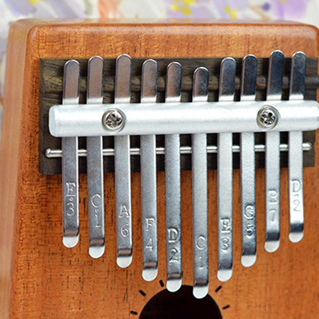 10 Key Kalimba Thumb Piano Mbira Solid Wood Musical Percussion
