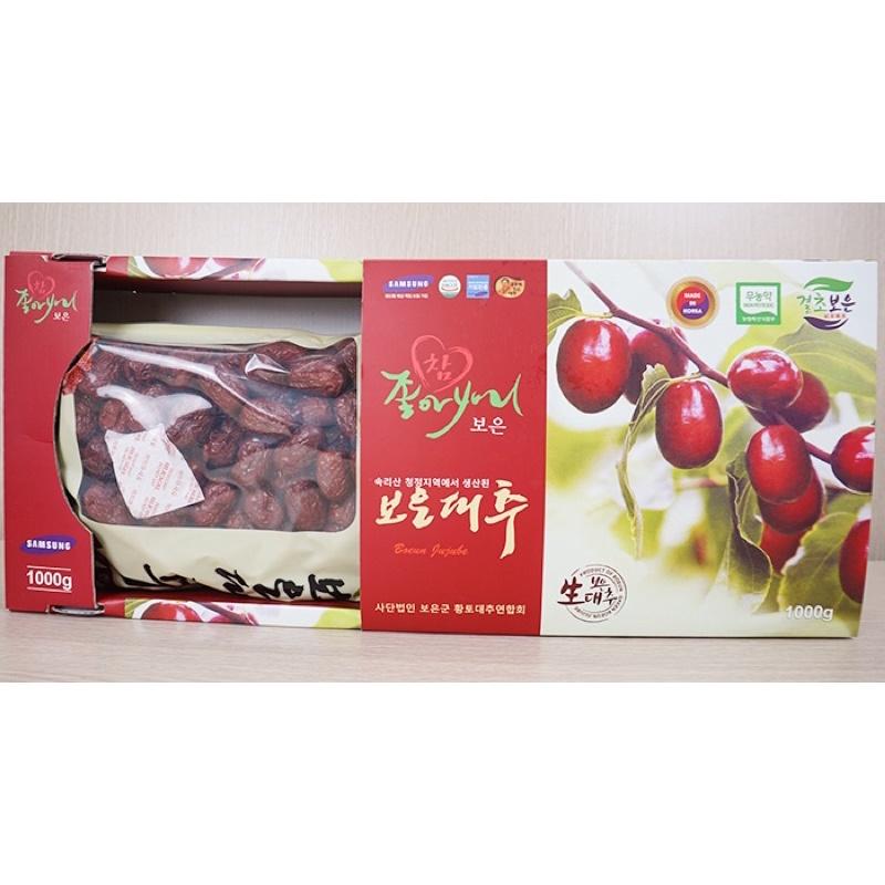 TÁO ĐỎ HÀN QUỐC SẤY KHÔ HỘP 1KG