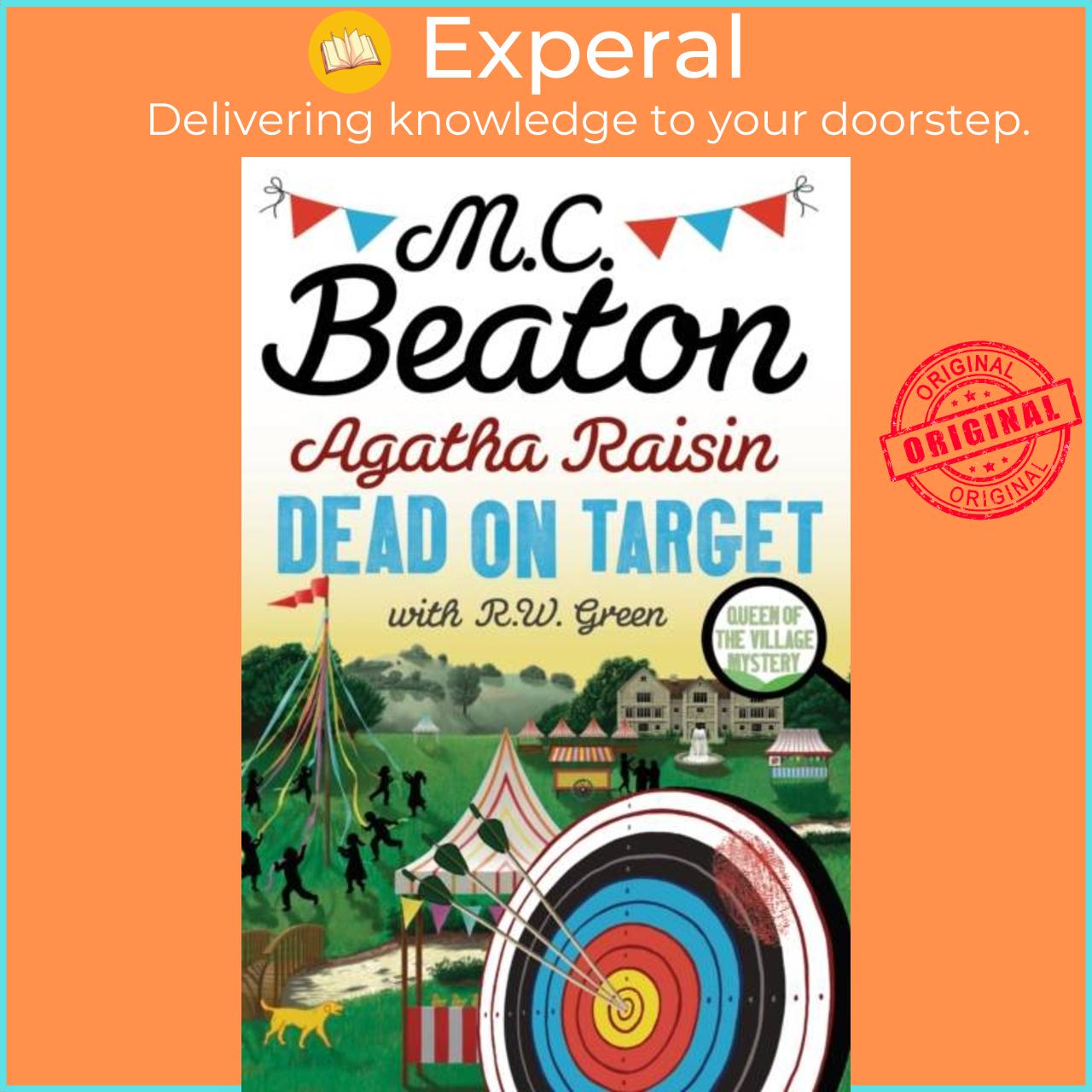 Sách - Agatha Raisin: Dead on Target by M.C. Beaton (UK edition, hardcover)