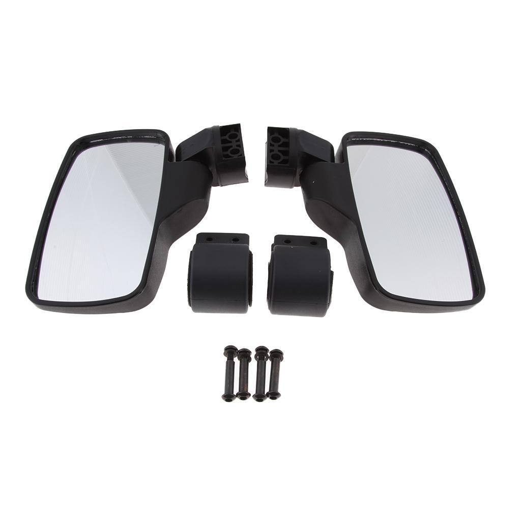 UTV Side Mirrors For Roll Bar Cage Universal UTV Side View Mirrors 1.75 Inch