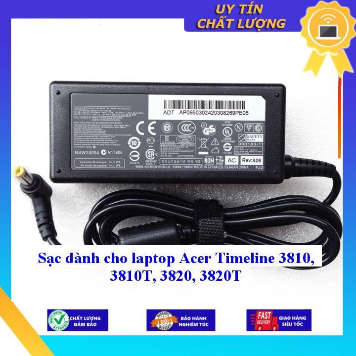 Sạc dùng cho laptop Acer Timeline 3810 3810T 3820 3820T - Hàng Nhập Khẩu New Seal