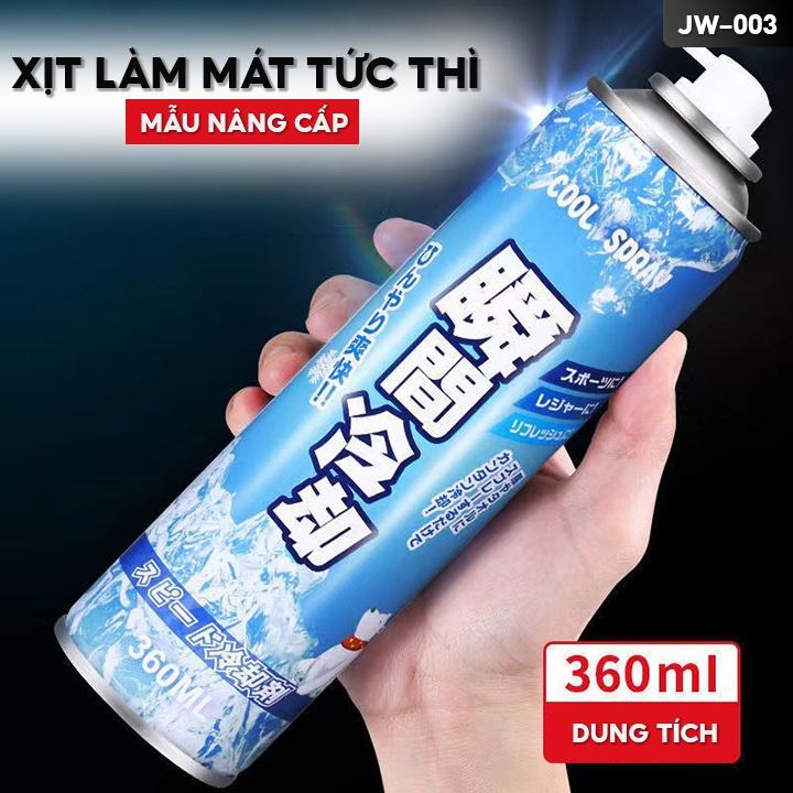 Chai Xịt Làm Mát Mini Dung Tích 360ml Lắc Đều Trước Khi Sử Dụng JW-003