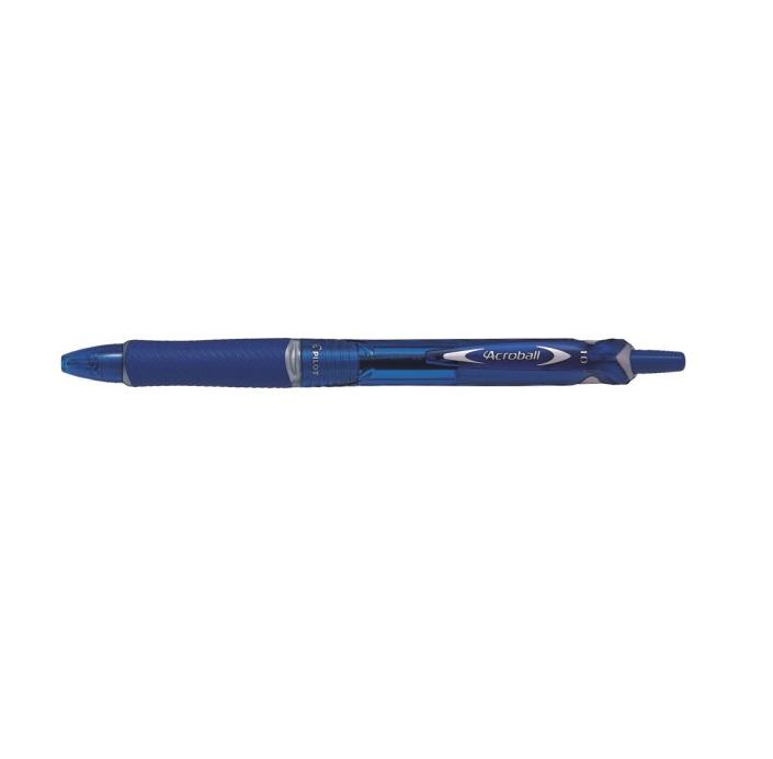 Bút Bi Bấm 1.0 mm Pilot Acroball - BAB-15M-L-BG - Mực Xanh