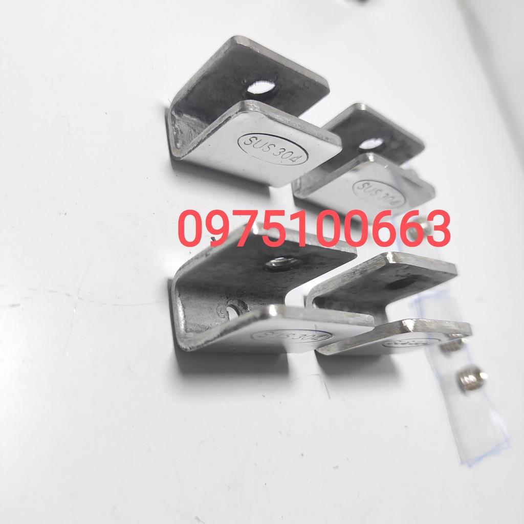 Pass U #304 kính 8 12li-Dùng bắt kệ nhà tắm-Kệ kính-pas u kính