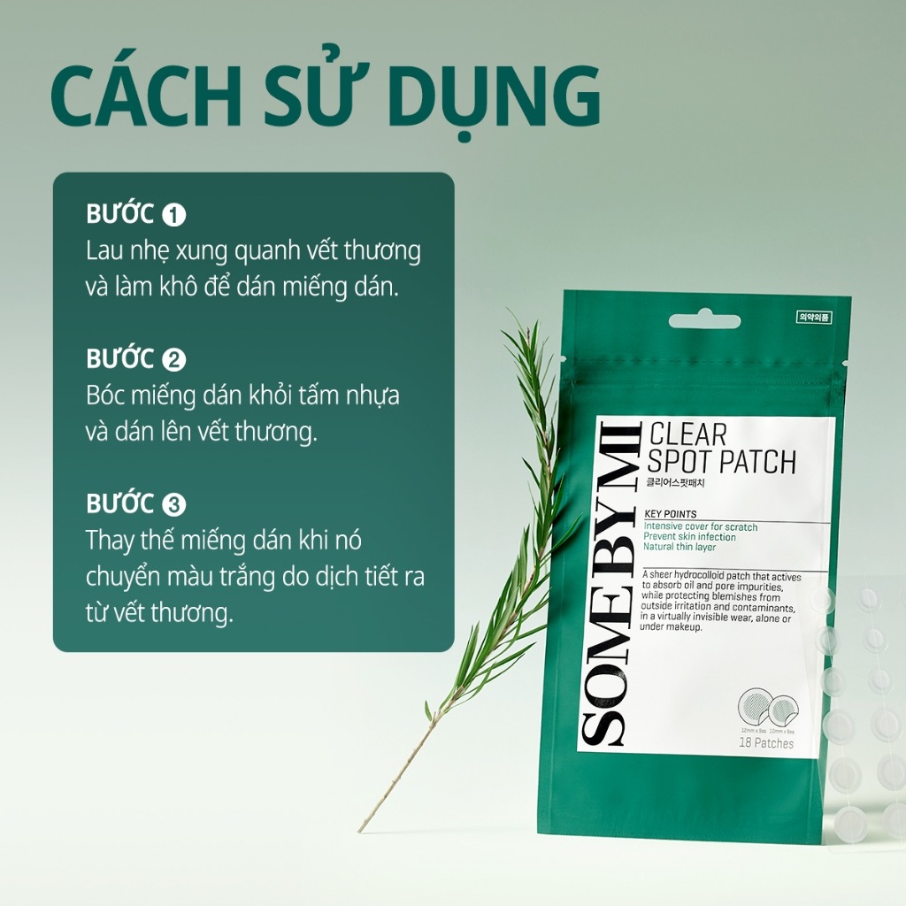 Miếng Dán Hỗ Trợ Trị Mụn Some By Mi Clear Spot Patch 18pcs