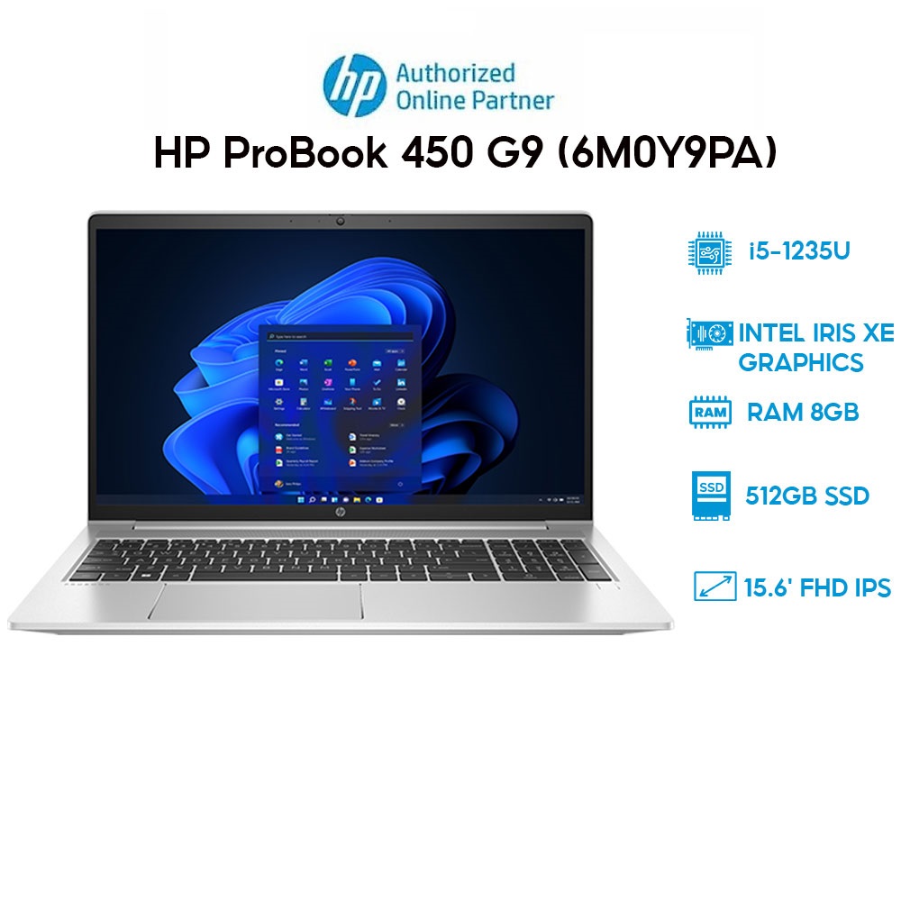 Laptop HP ProBook 450 G9 6M0Y9PA Hàng chính hãng
