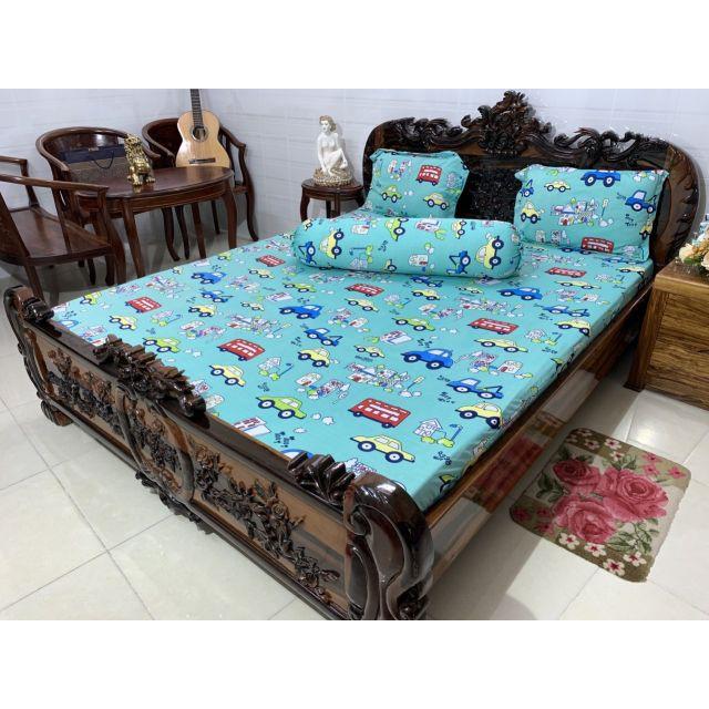 GA CHỐNG THẤM COTTON THUN NANO KHÁNG KHUẨN LOẠI TỐT - HÌNH XE