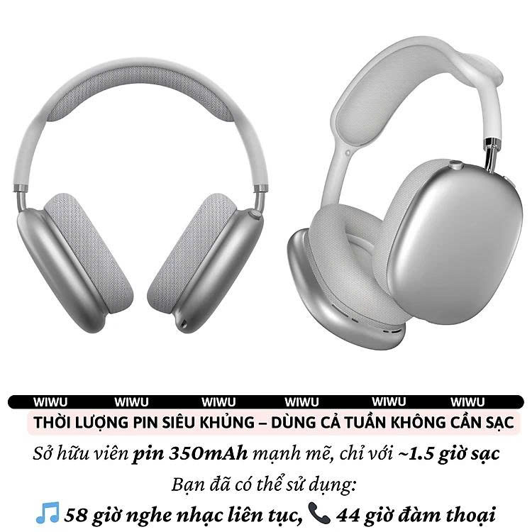 Tai Nghe Headphone Không Dây Bluetooth 6.0 Ai Chip – Wekome PureBass Airbuds  Pin 58H • Đệm Tai Siêu Êm • Bass Mạnh • Hỗ Trợ TF Card • Hàng Nhập Khẩu Chính Hãng