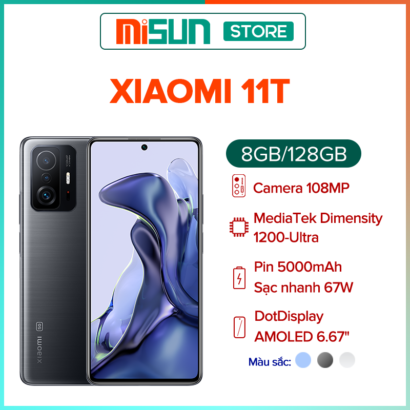 Điện Thoại Xiaomi  11T 5G 8GB l 128GB - Hàng Chính Hãng