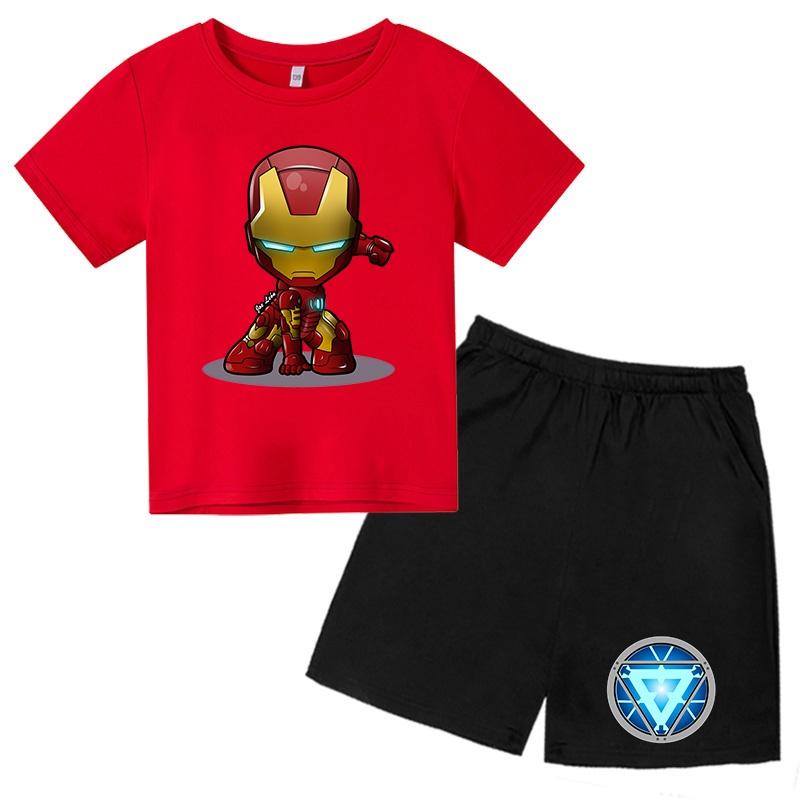 Áo Quần trẻ em người sắt chibi siêu cool , King Cotton