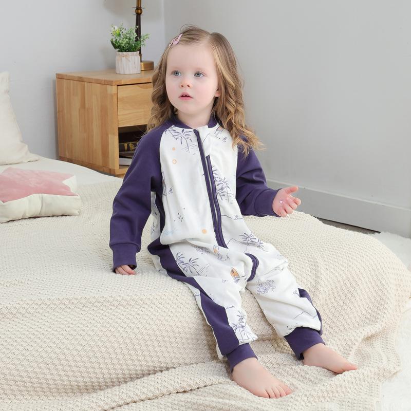 Túi Ngủ Cho Bé Hình Hoạt Hình Infantil Mùa Xuân Cho Cotton Cho Bé Tay Dài Giấc Ngủ Bao Trẻ Em Giường Mềm Trẻ Em Bộ Đồ Ngủ Quần Áo 2021