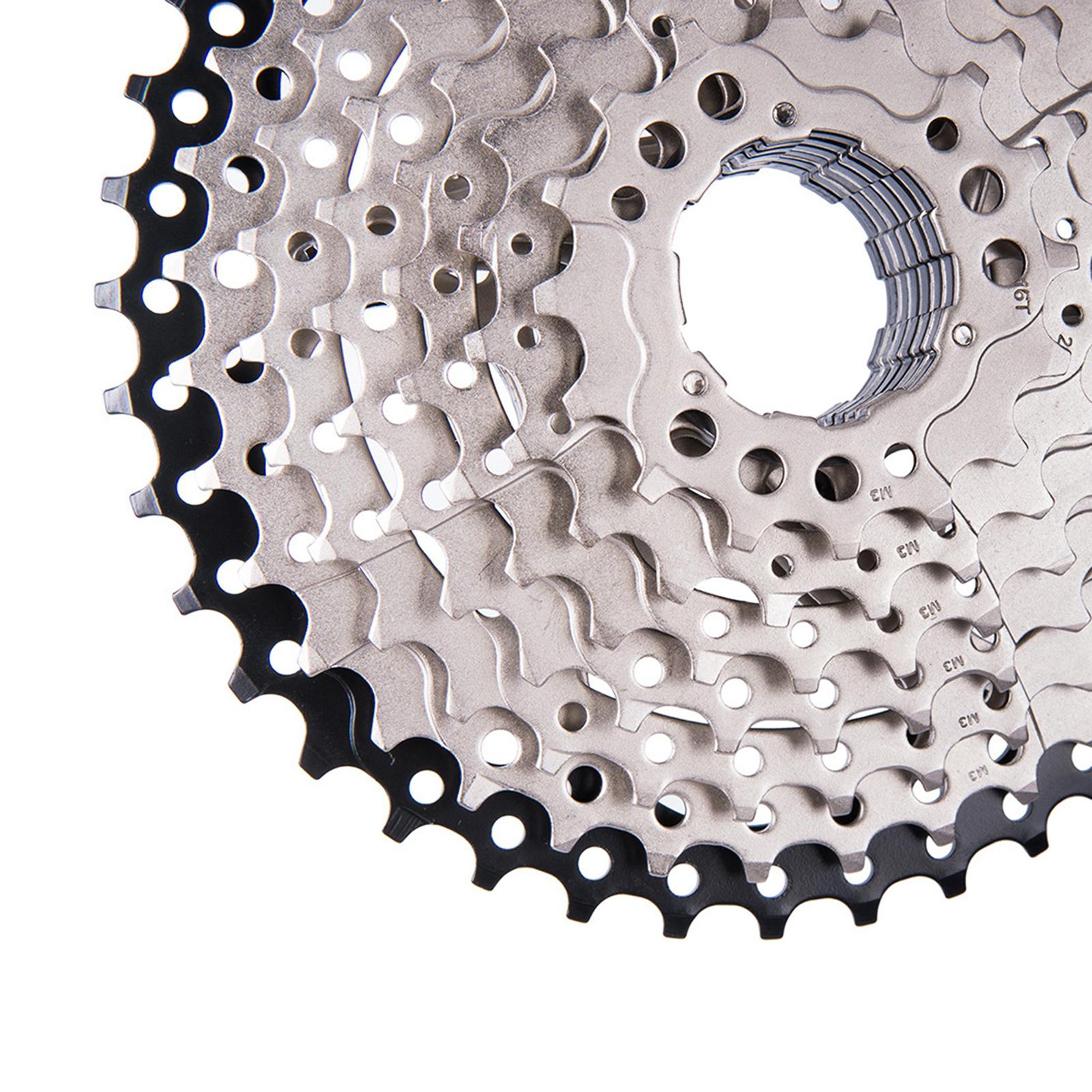Premium Bike Freewheel 8 9 10 Speed Screw on Flywheel 11-32T/40T/42T Sprocket Repair Component for Mountain Road Bicycle Cycling