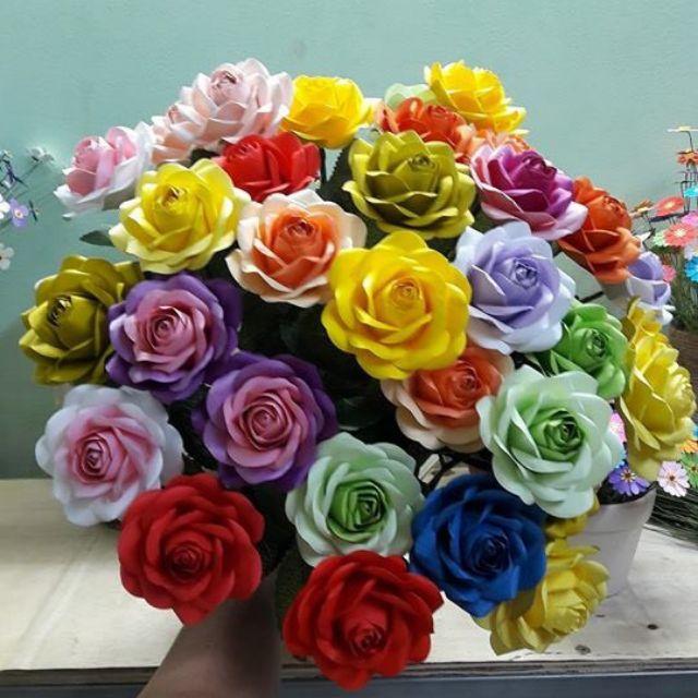 Xốp làm nhụy hoa hồng