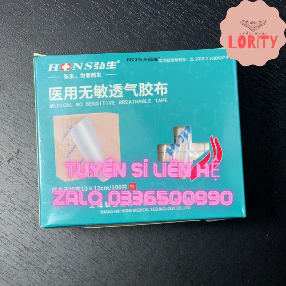 Miếng Dán Ngực, Keo Dán Ngực Tomboy , Keo Y Tế Miếng Cắt Sẵn 10cmx12cm Lority