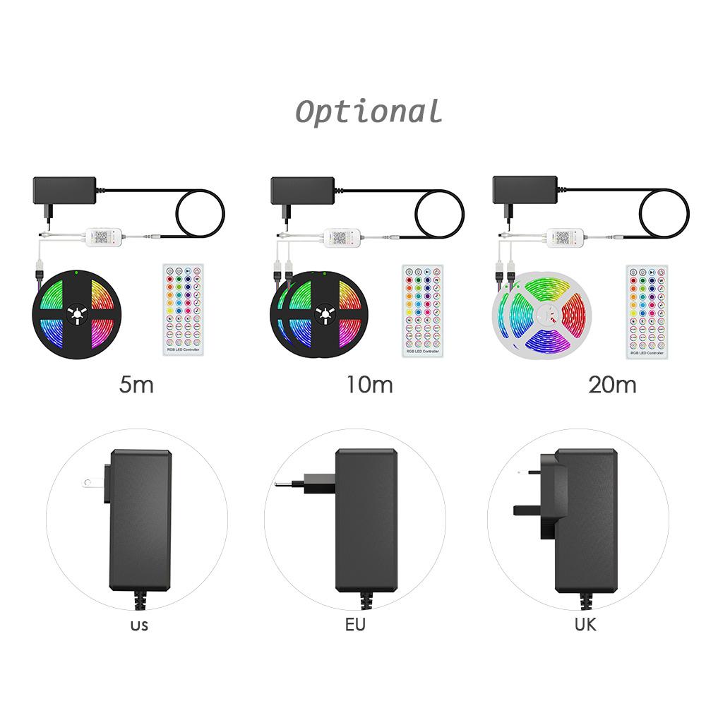 Đèn LED dải thông minh có thể đổi màu và điều khiển từ xa
