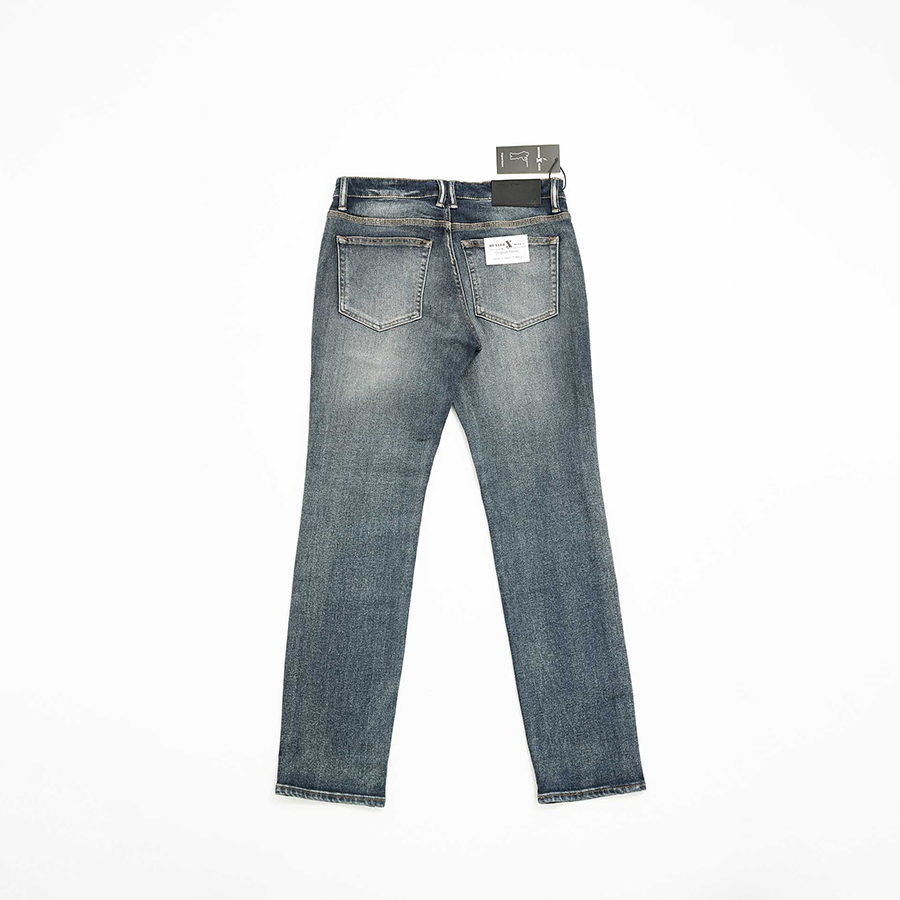 Quần Jeans Nam Cao Cấp HUNTER X-RAYS Form Slimfit Thun Xanh Phủ Dơ Bụi Thời Trang D26