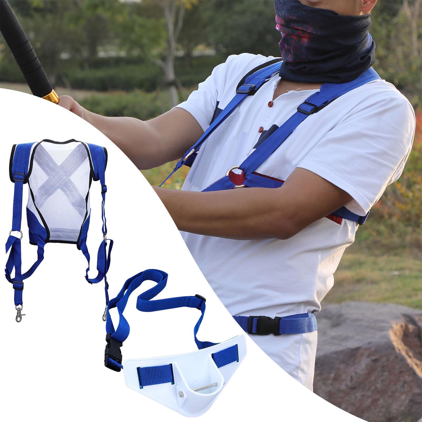 Fishing Rod Holder Belt Adjustable Accessories Waist Belt Fishing Vest Set