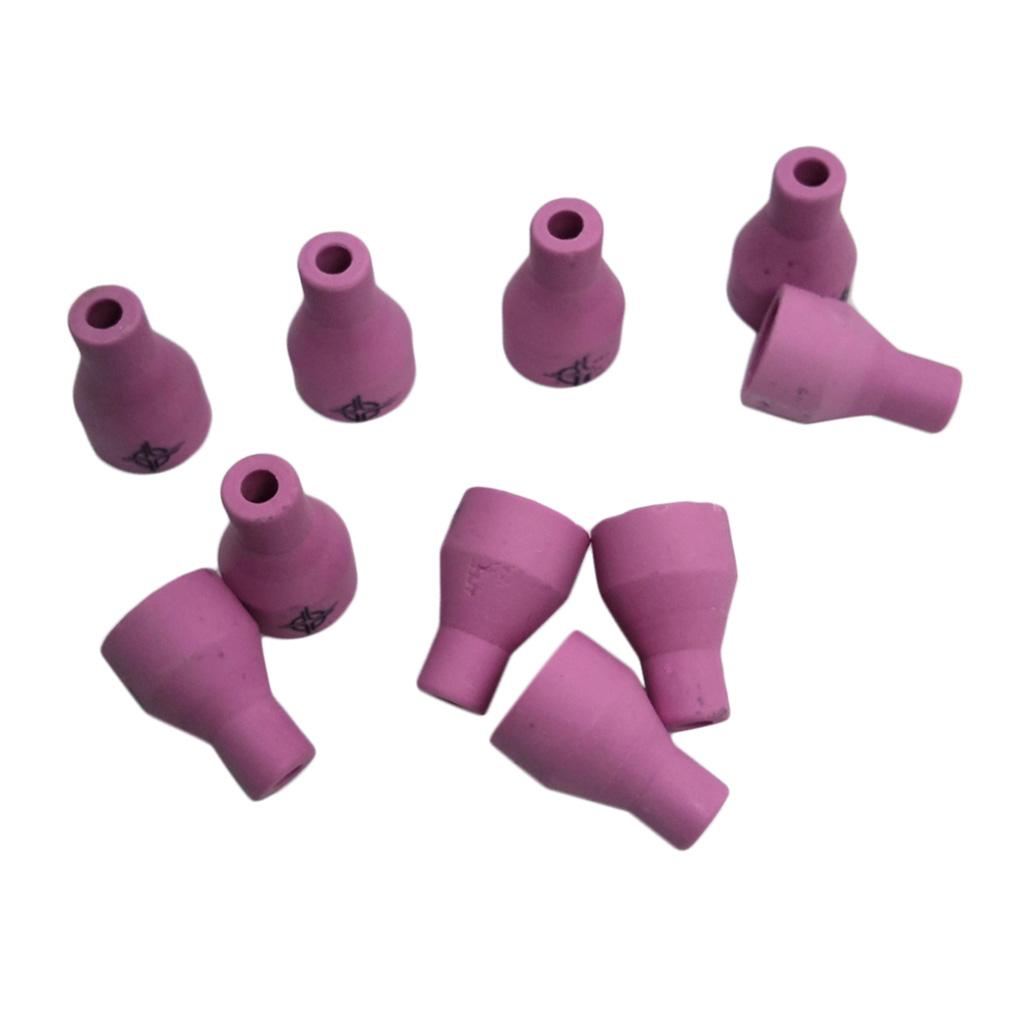 TIG Welding Torch Consumables Collet Body Ceramic Nozzle Pink