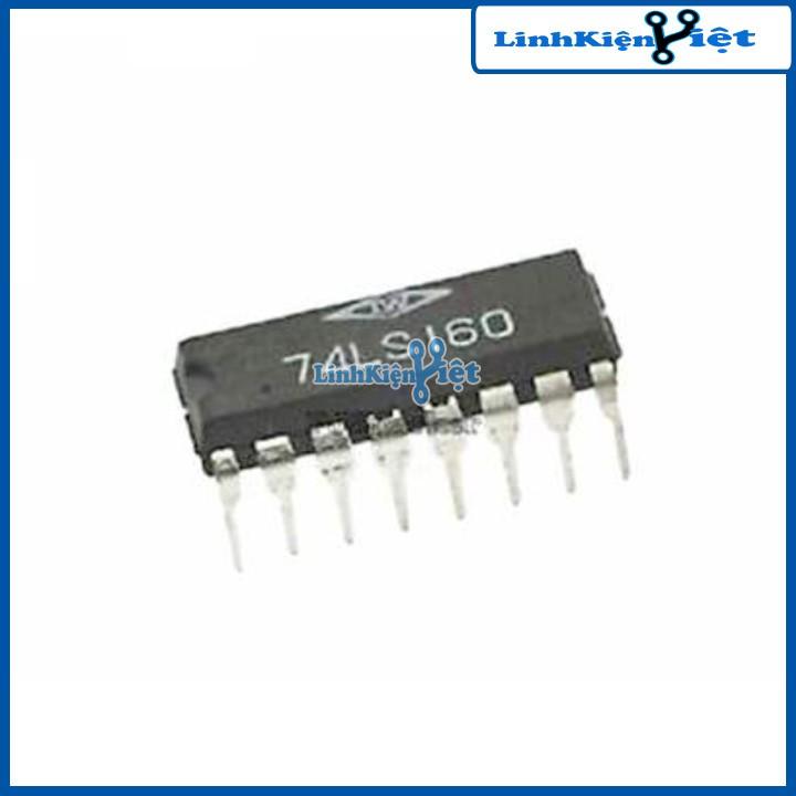 Chíp 74LS160 Decade Counter with Asynchronous Clear DIP16