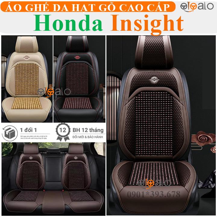 Áo trùm lót bọc ghế xe ô tô Honda Insight da PU hạt gỗ tự nhiên CAO CẤP