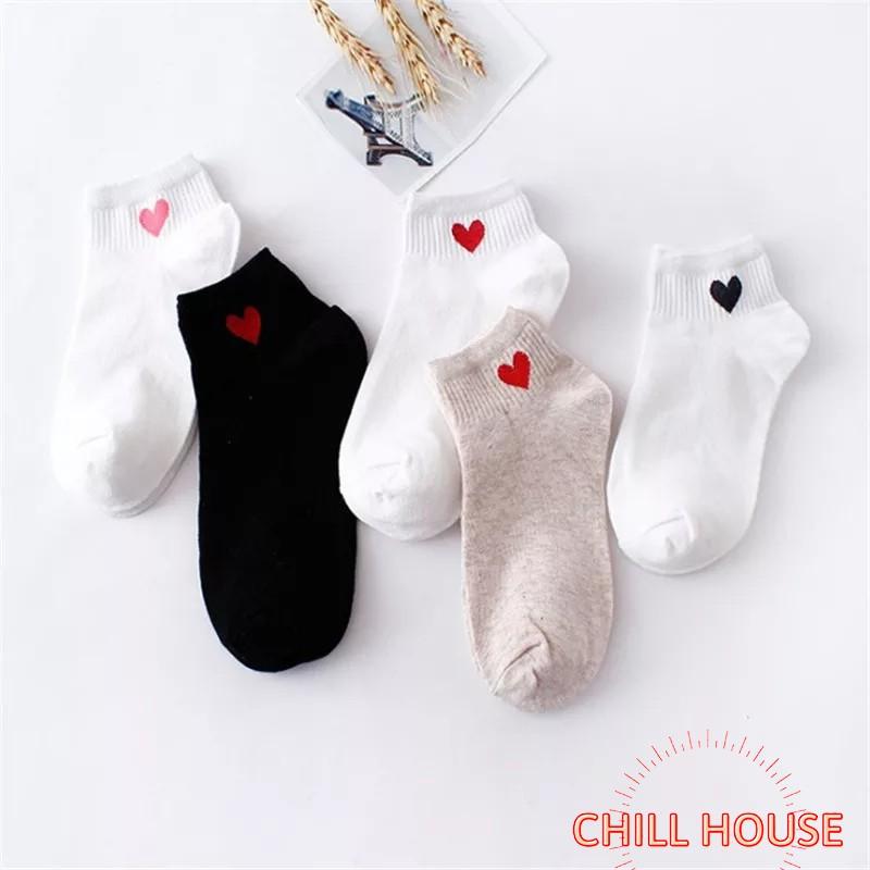 Combo 3 đôi tất tim ( đủ màu ) - CHILLHOUSE