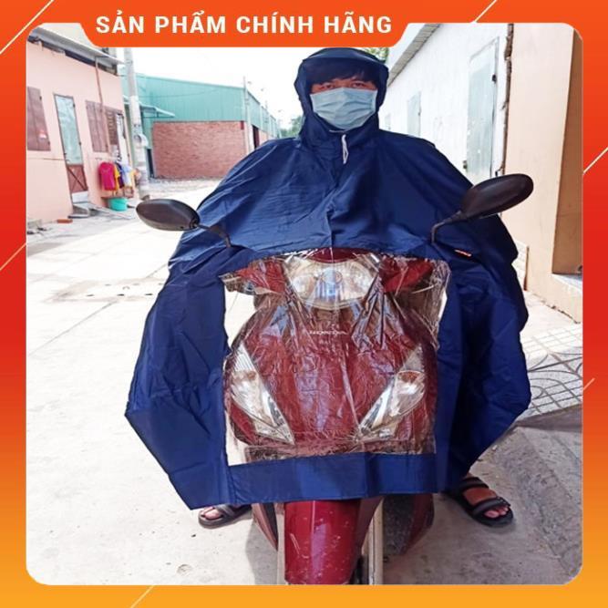 Áo Mưa Cánh Dơi Có Kiếng Đèn Khổ To Rộng, Áo Mưa Kiếng Đèn Cao Cấp Chất Lượng Cao