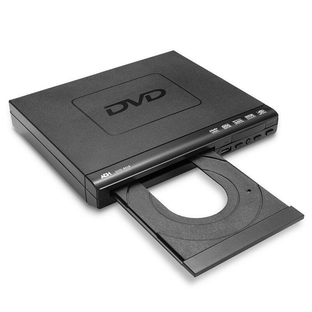 2xHD DVD Player ADH CD VCD Music Disc Upscaling USB Remote 1 inch Screen
