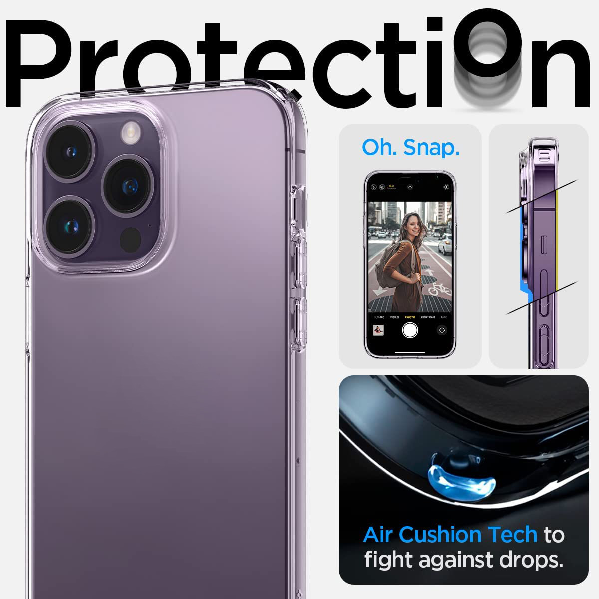 Ốp lưng chống sốc trong suốt cho iPhone 14 Pro Max hiệu Memumi Crystal Clear Case siêu mỏng 1.5mm độ trong tuyệt đối, chống trầy xước, chống ố vàng, tản nhiệt tốt - hàng nhập khẩu
