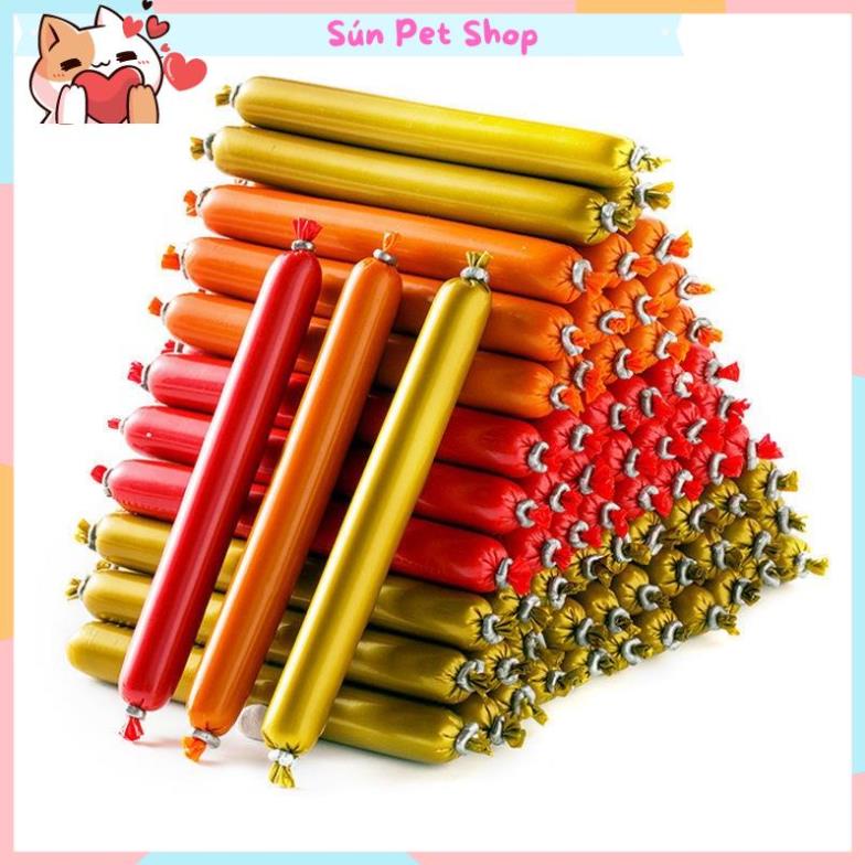 Combo 10 chiếc xúc xích cho chó mèo bổ sung dinh dưỡng