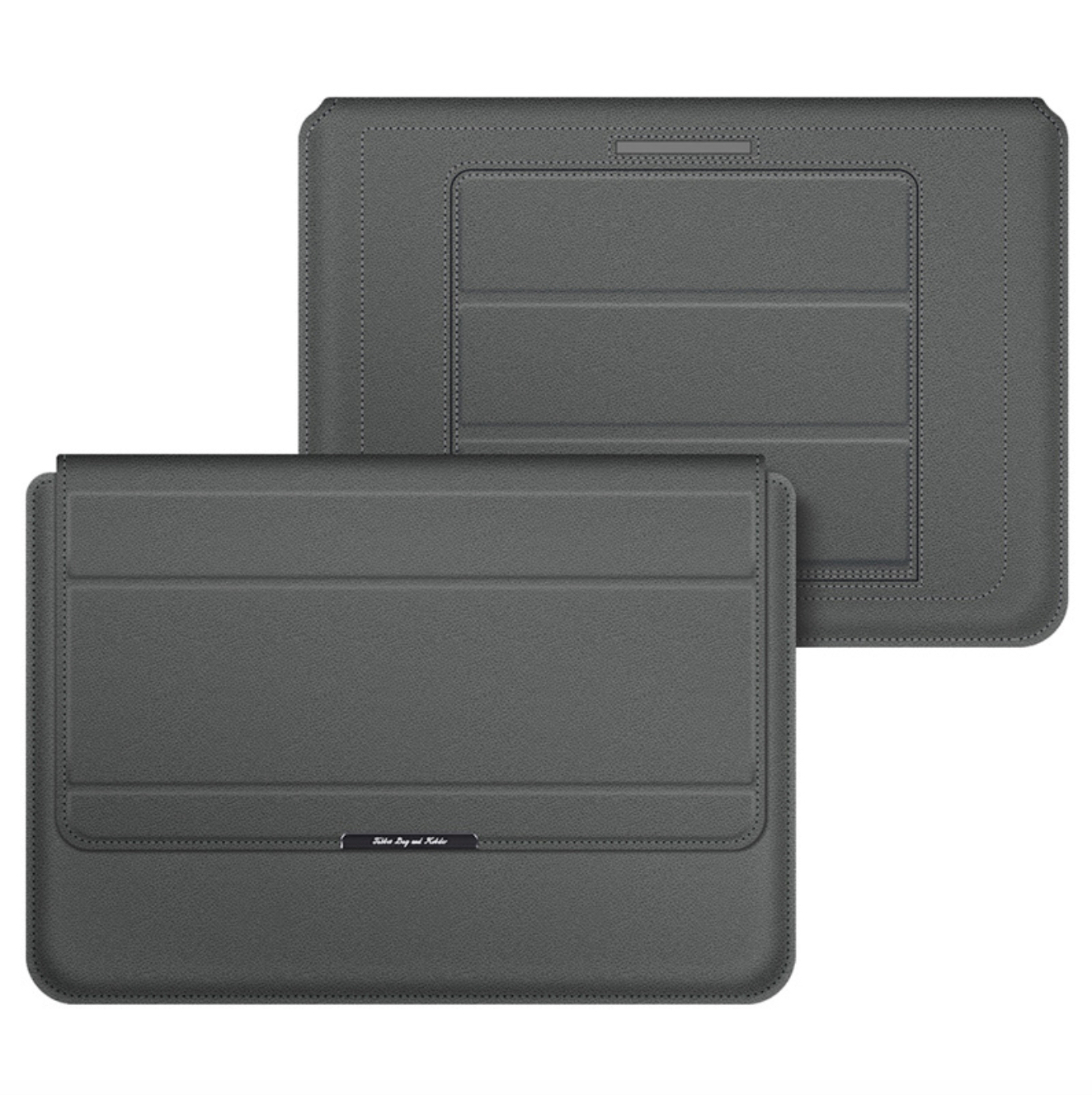 Bao da túi chống sốc dành cho ipad laptop macbook kiêm giá đỡ tản nhiệt kèm ví đựng sạc chuột
