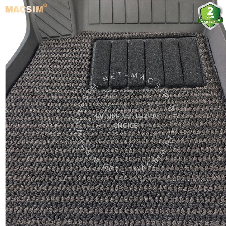 Thảm lót sàn ô tô 2 lớp cao cấp dành cho xe Audi A6 2019+ nhãn hiệu Macsim 3w chất liệu TPE