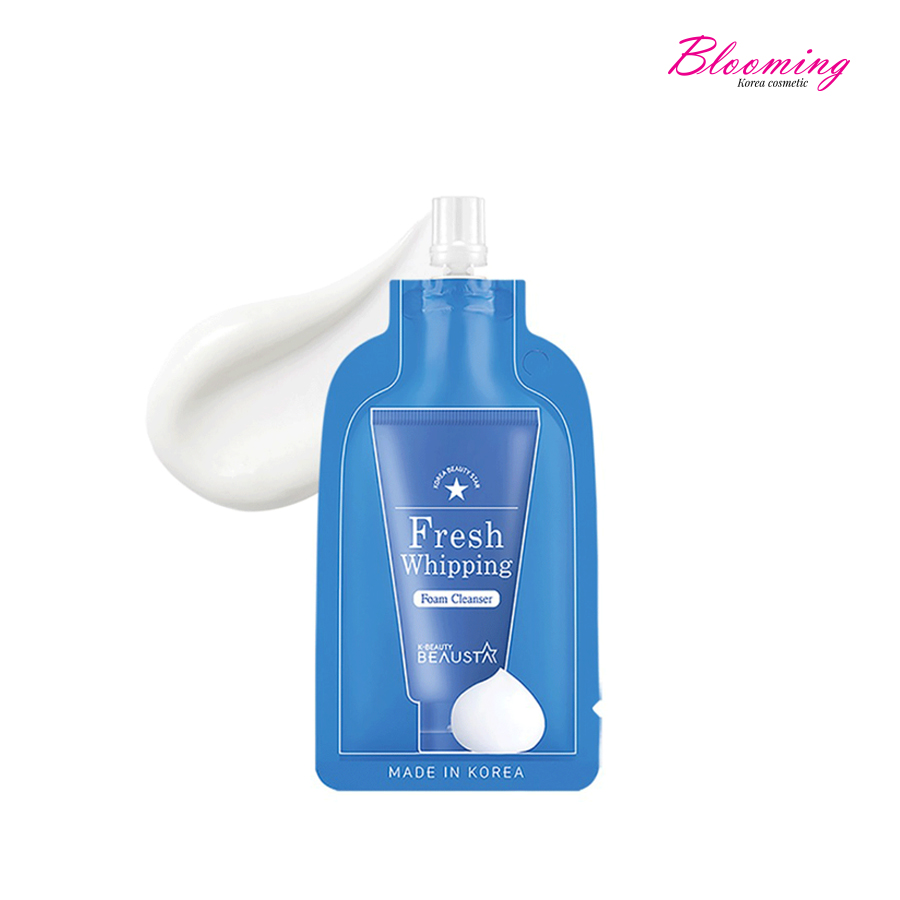 Sữa rửa măt tạo bọt sạch sâu lỗ chân lông, không gây kích ứng da Beausta Fresh Whipping Foam Cleaner 20ml