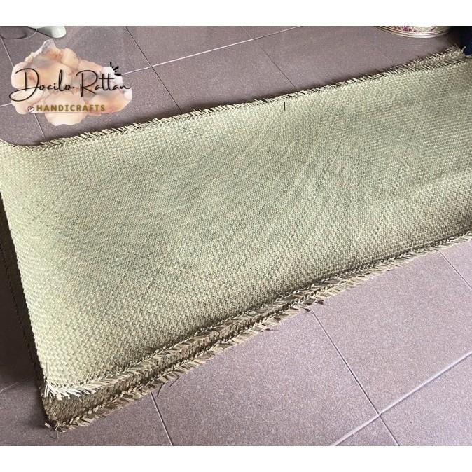 Tấm đan cỏ bàng- Thảm tập, chiếu cỏ bàng- nguyên liệu làm nệm, túi xách, các đồ handmade