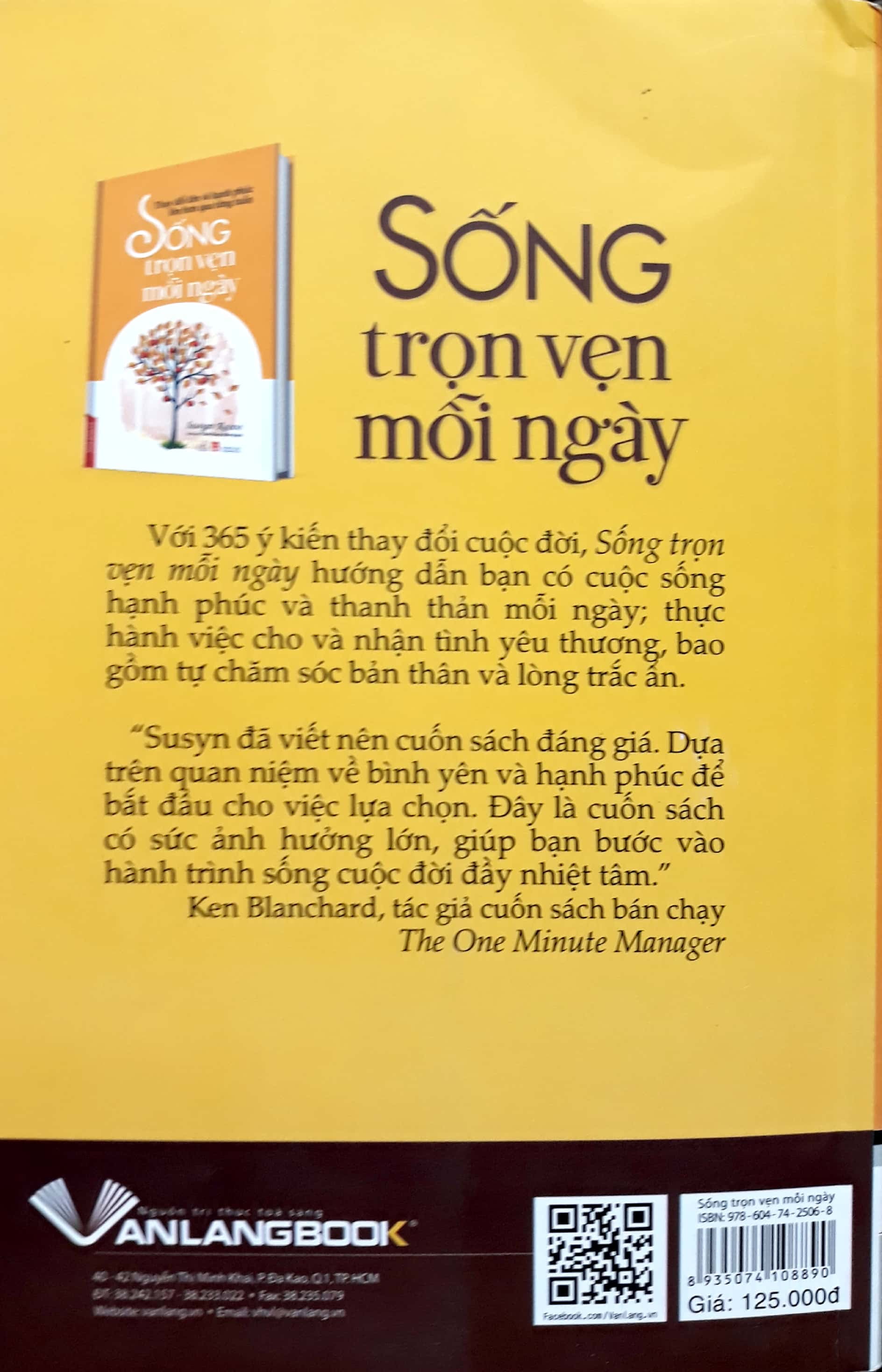 Sống Trọn Vẹn Mỗi Ngày - SuSyn Reeve - Sách Văn Lang