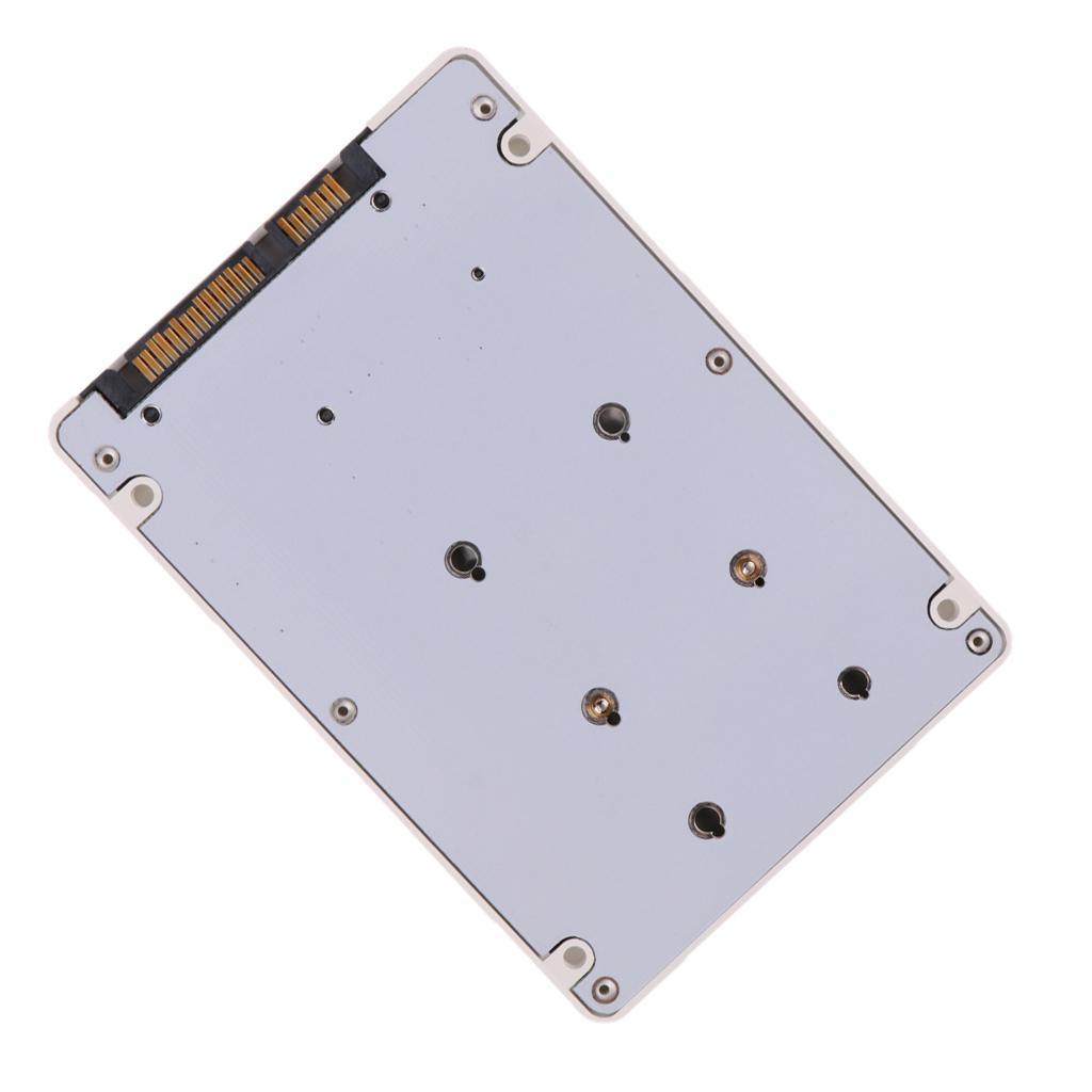 MSATA SSD to 2.5inch 3.0 HDD Enclosure Adapter Card White