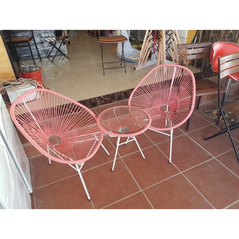 Bộ ghế ban công giả mây giá sỉ g5