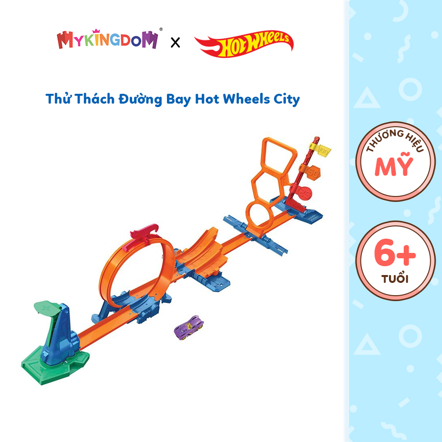 Đồ Chơi HOT WHEELS Thử Thách Đường Bay Hot Wheels City HLV41