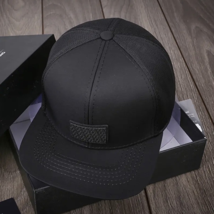 Nón hiphop, mũ snapback logo vuông phối vải kaki form chuẩn thời trang đường phố cao cấp